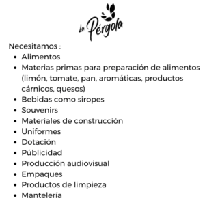 LA PERGOLA S. A. S.